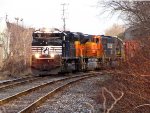 NS 2693 and BNSF 9280